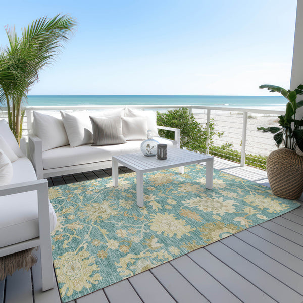 addison chantille acn1150 teal rug