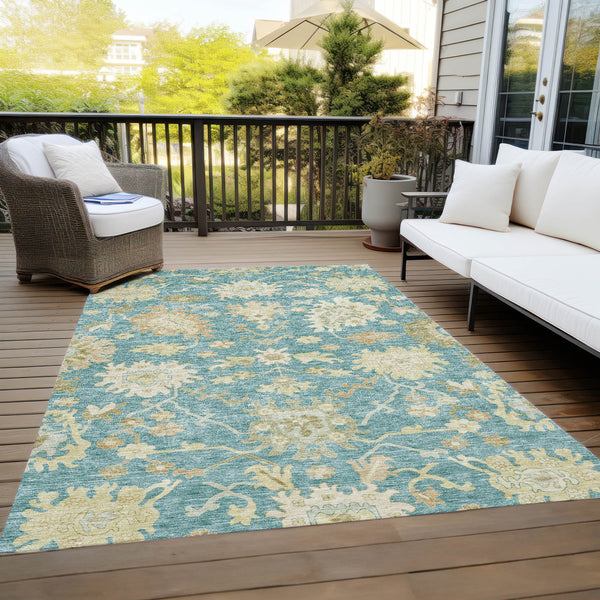 addison chantille acn1150 teal rug