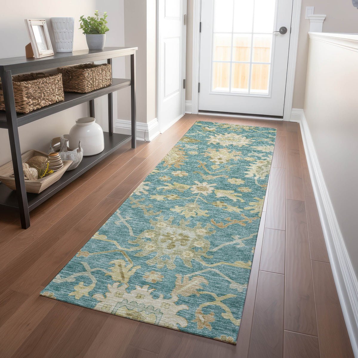 addison chantille acn1150 teal rug