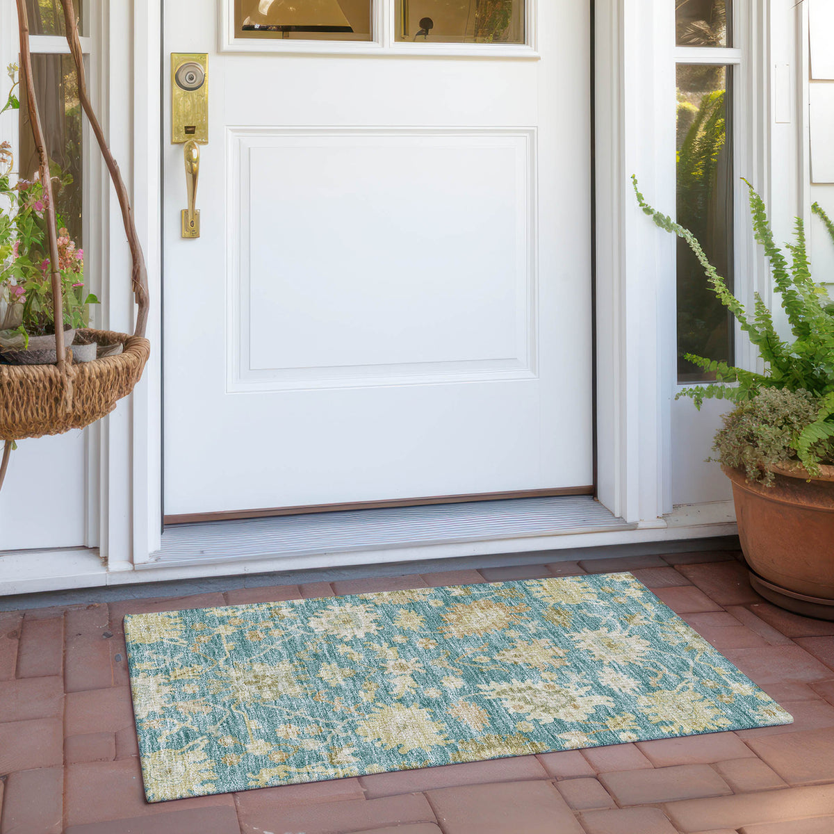 addison chantille acn1150 teal rug