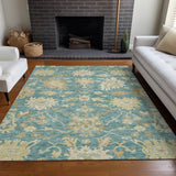addison chantille acn1150 teal rug