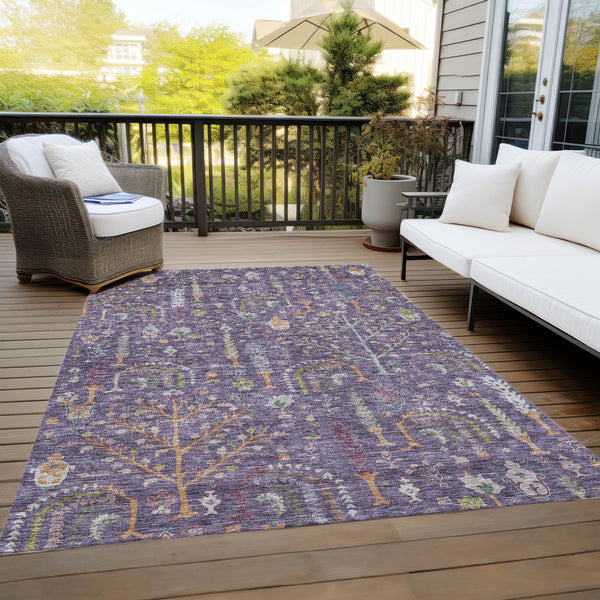 addison chantille acn1152 eggplant rug
