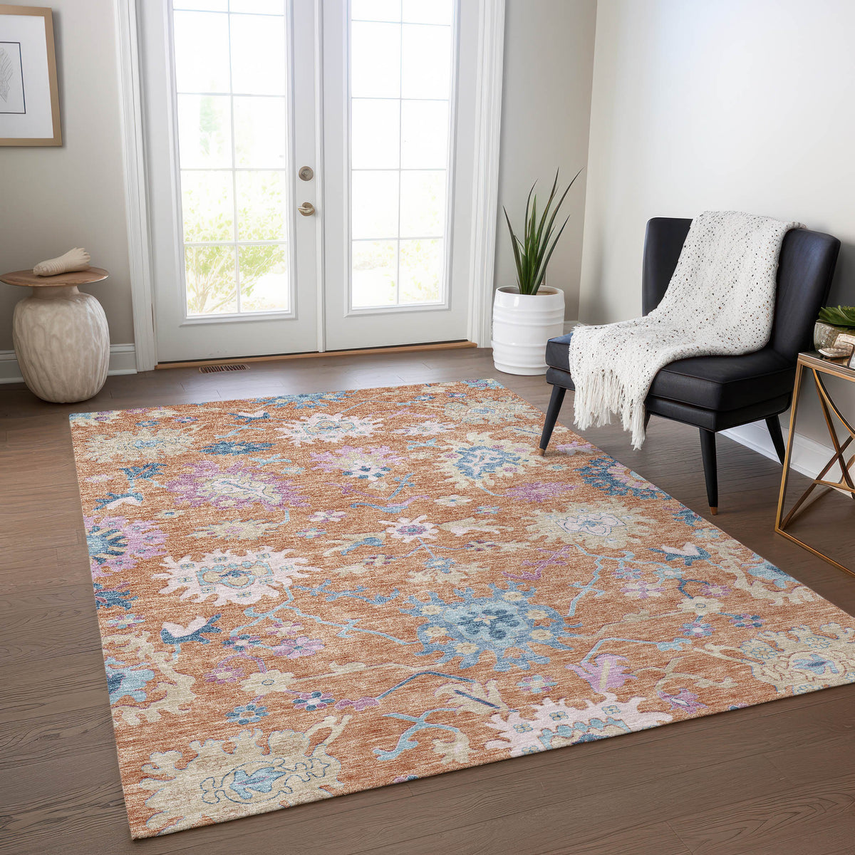 addison chantille acn1154 orange rug