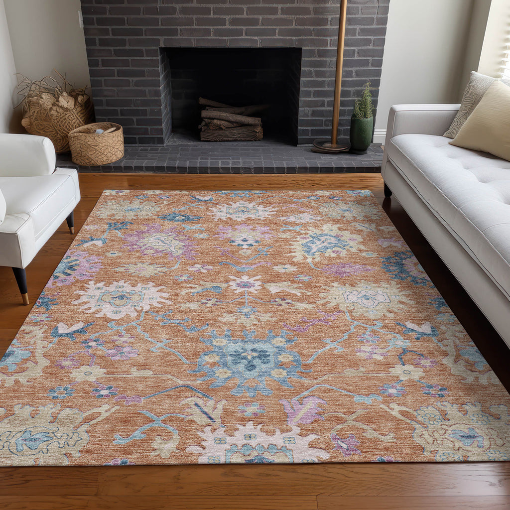 addison chantille acn1154 orange rug