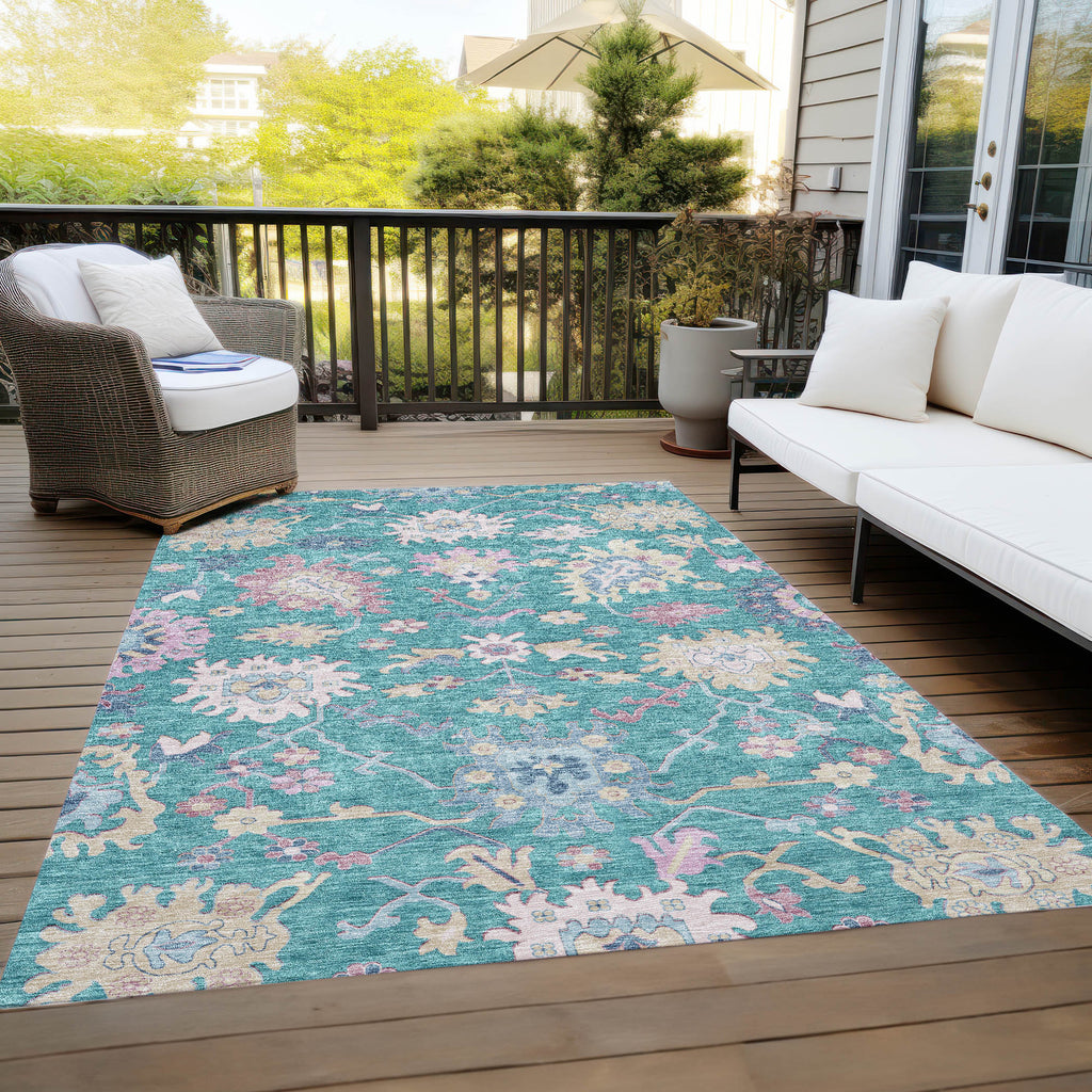 addison chantille acn1154 teal rug