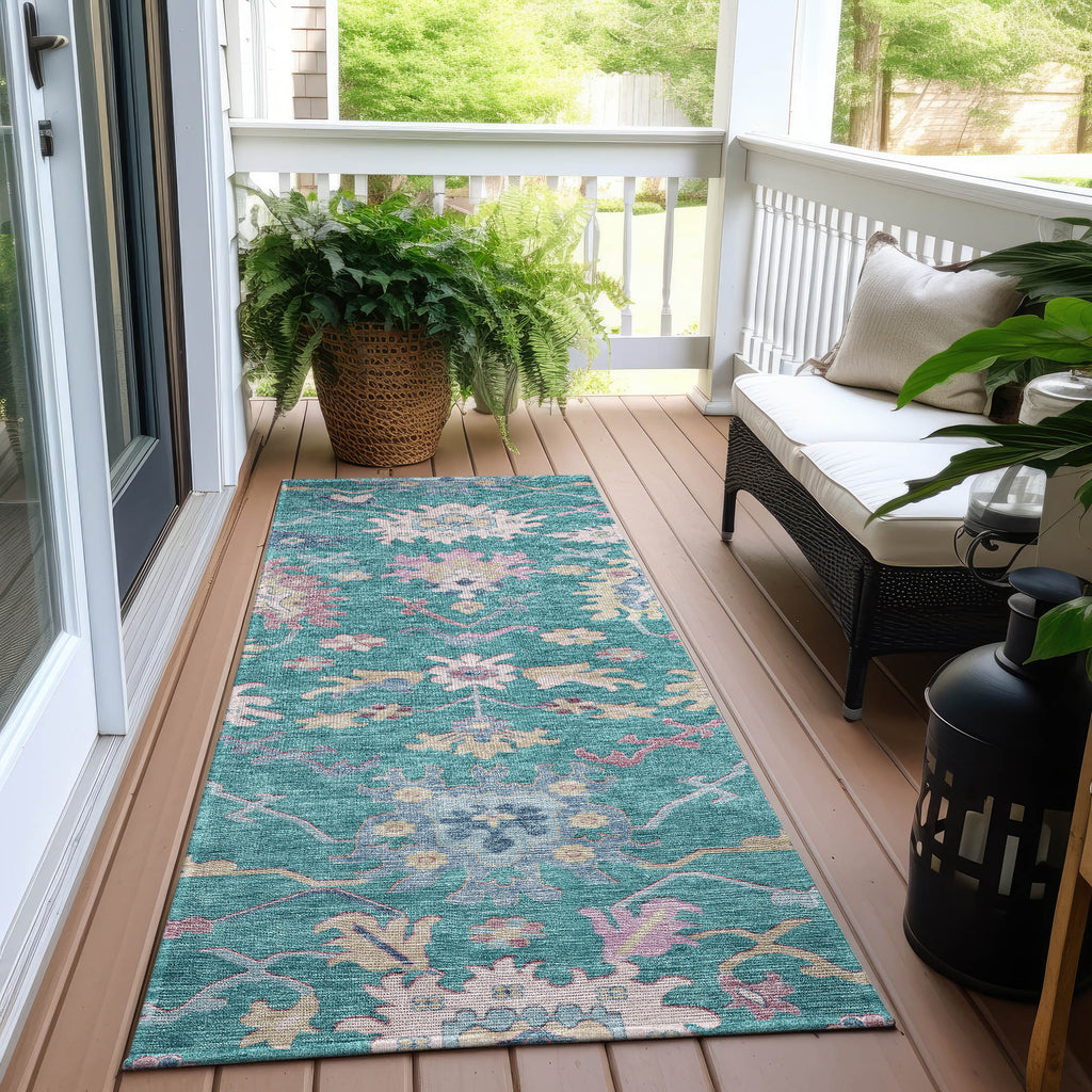 addison chantille acn1154 teal rug