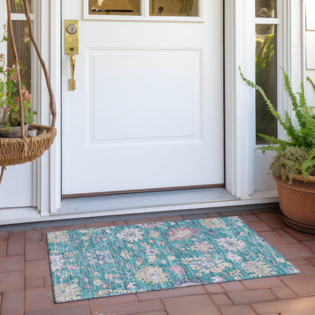 addison chantille acn1154 teal rug