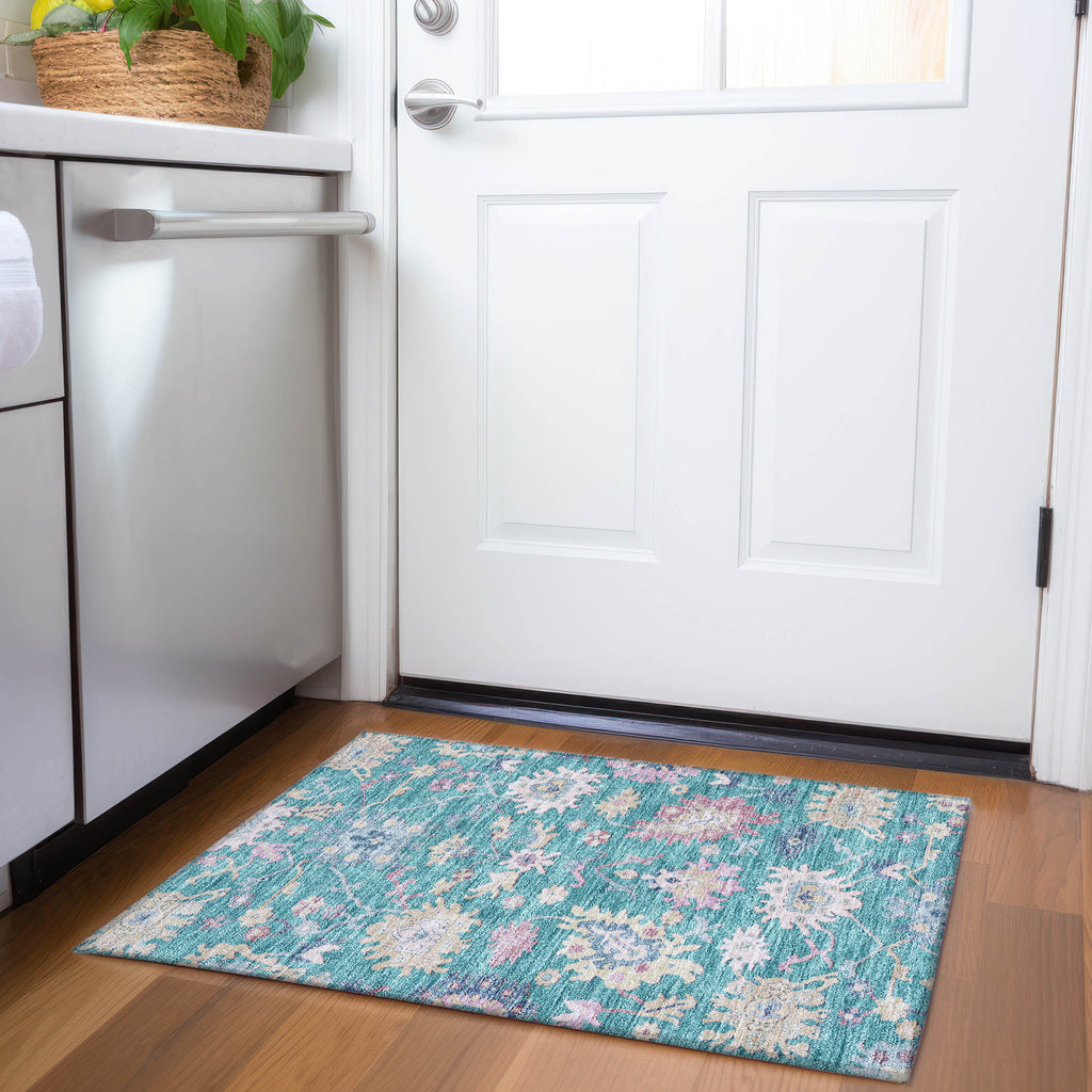 addison chantille acn1154 teal rug