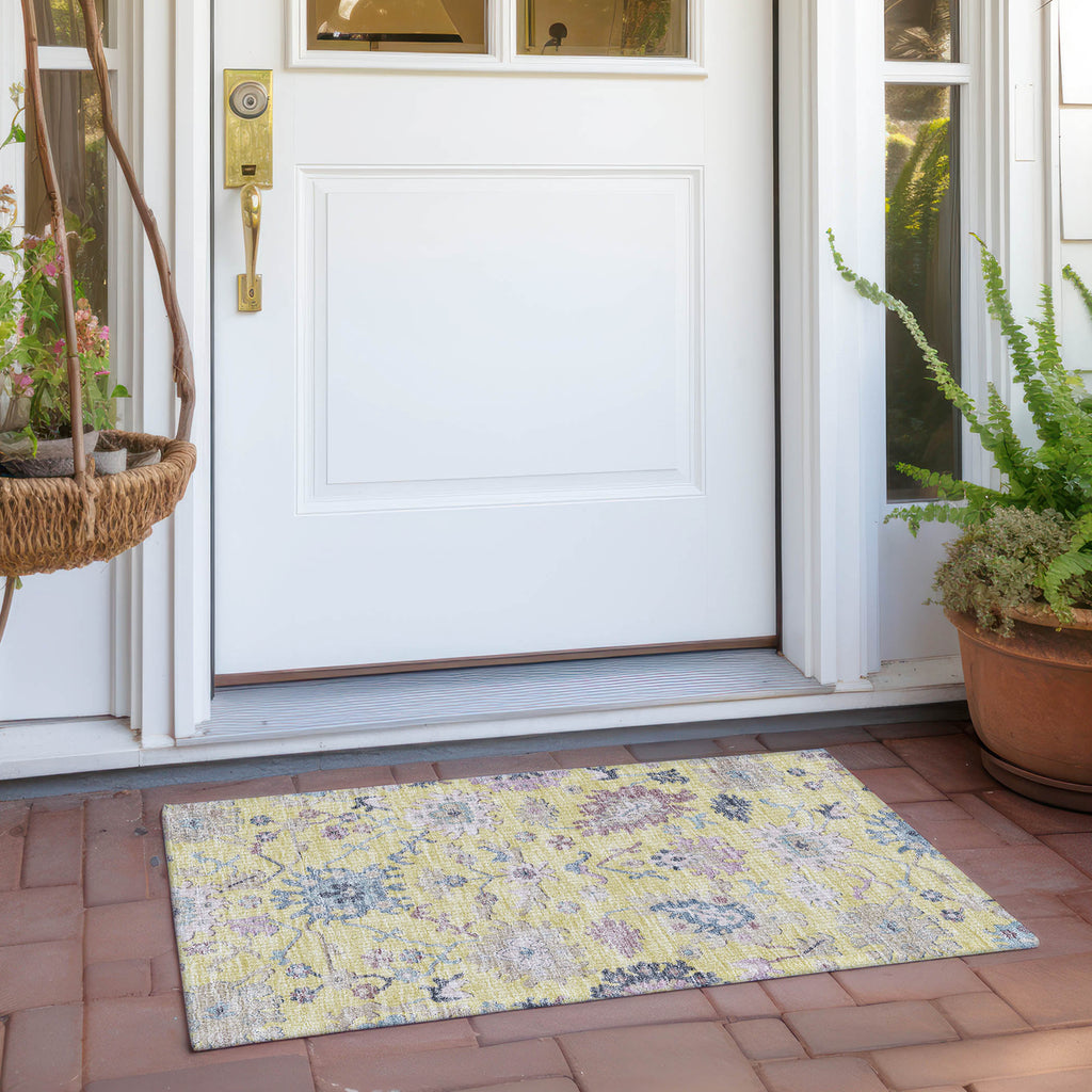 addison chantille acn1154 yellow rug