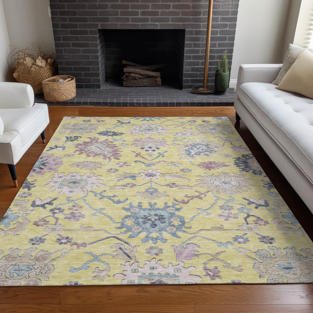addison chantille acn1154 yellow rug