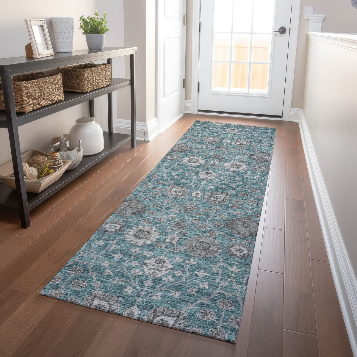 addison chantille acn1155 teal rug