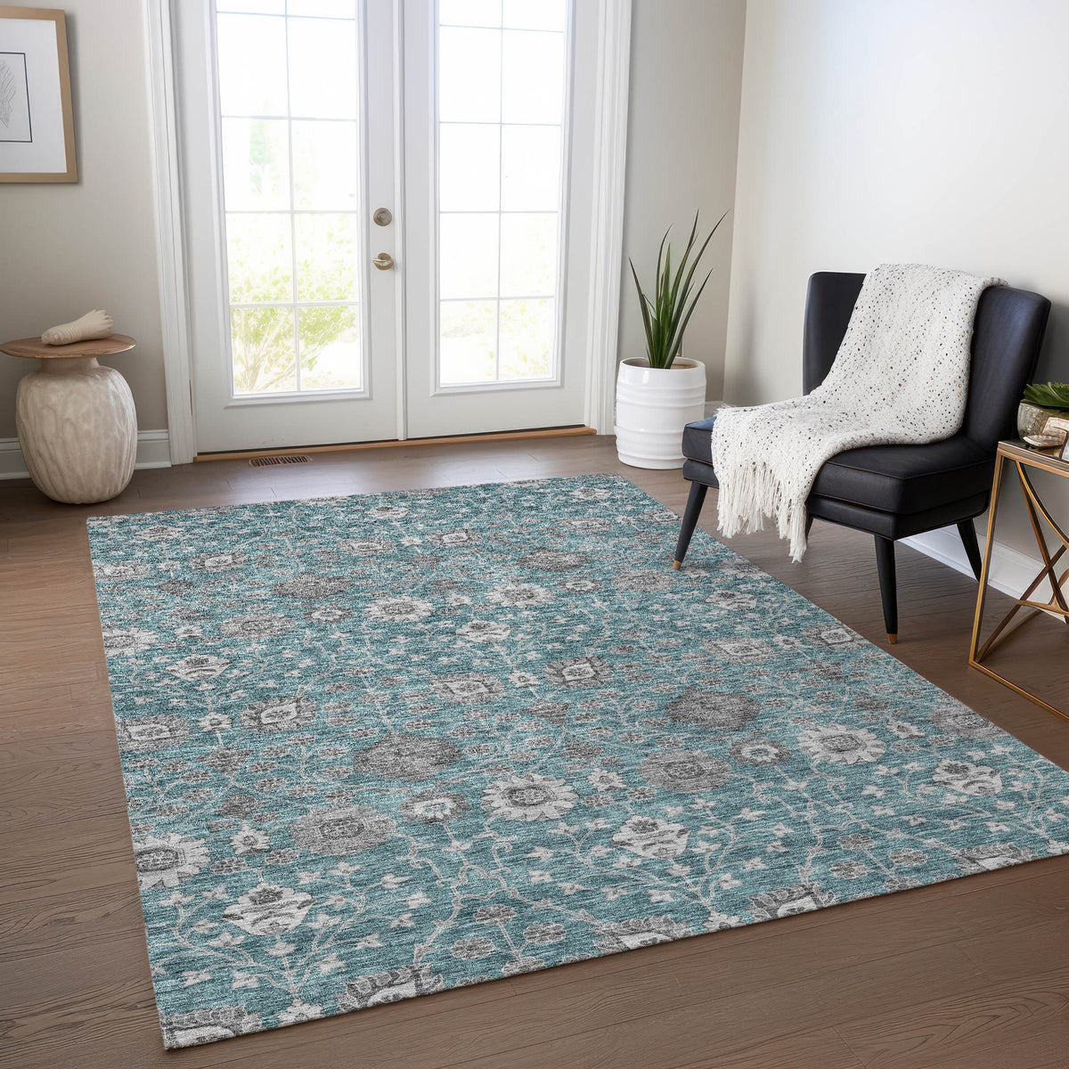 addison chantille acn1155 teal rug