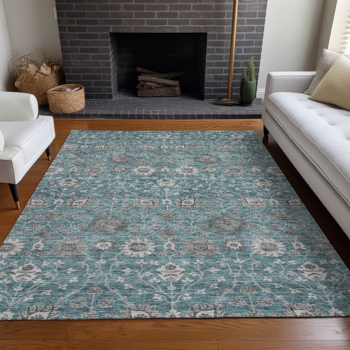 addison chantille acn1155 teal rug