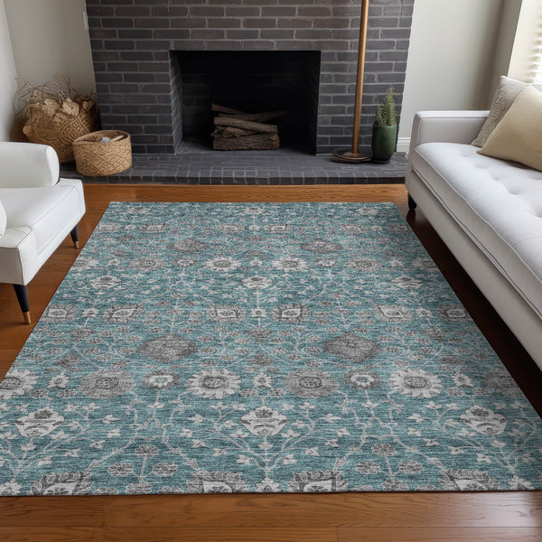 addison chantille acn1155 teal rug