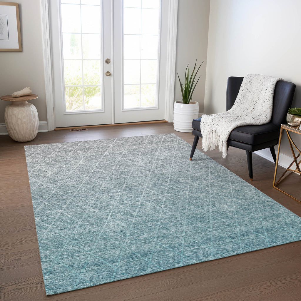 addison chantille acn1175 teal rug