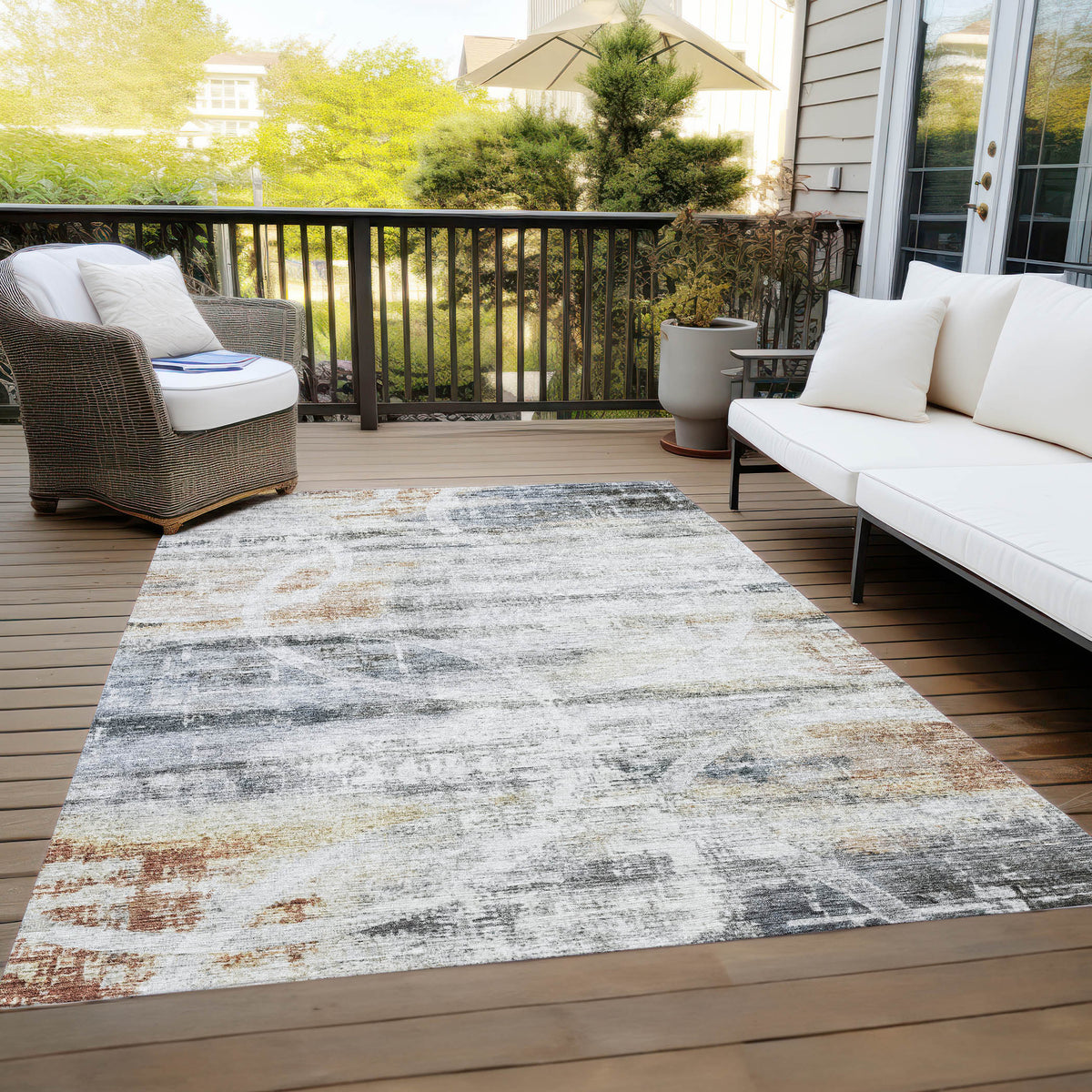 addison chantille acn1178 silver rug