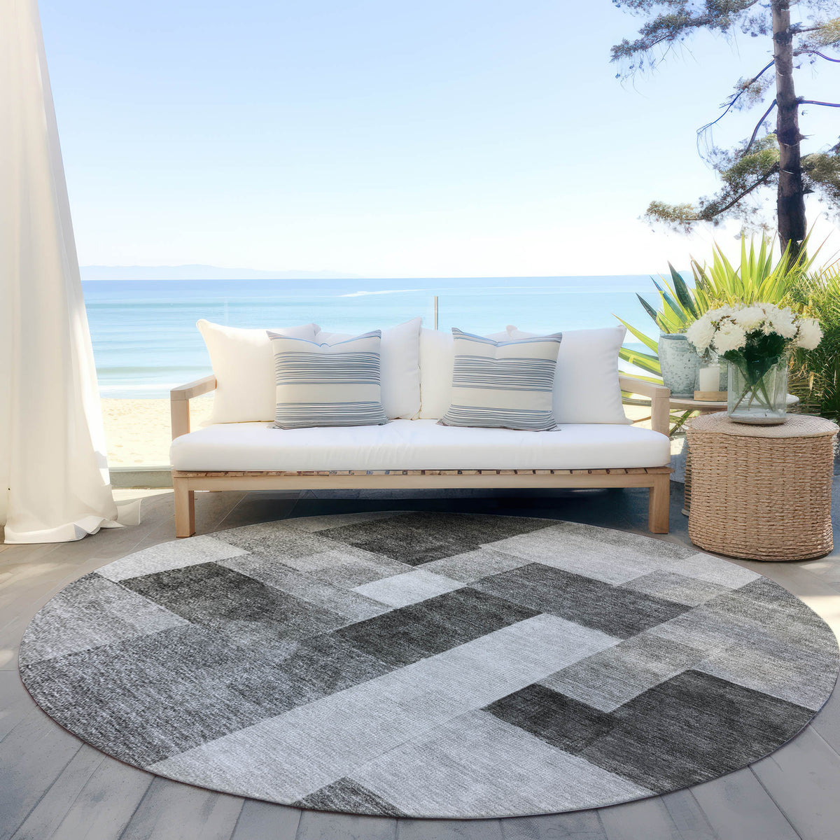 addison chantille acn1190 pewter rug