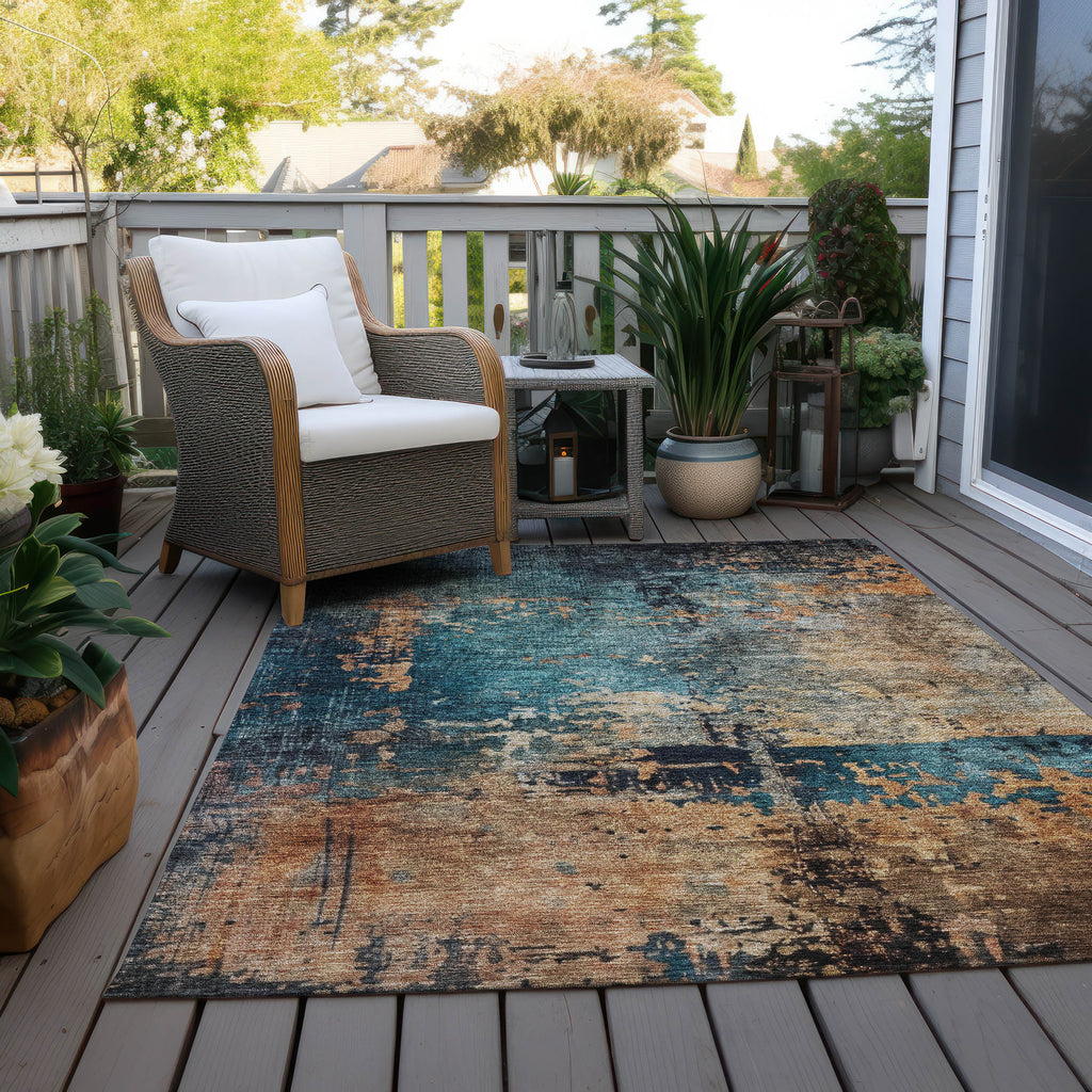 addison chantille acn1206 teal rug