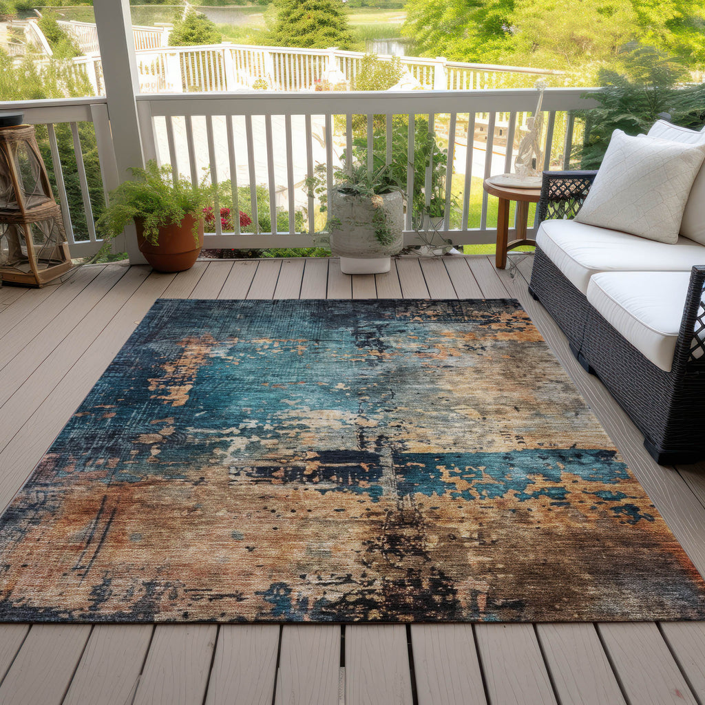 addison chantille acn1206 teal rug