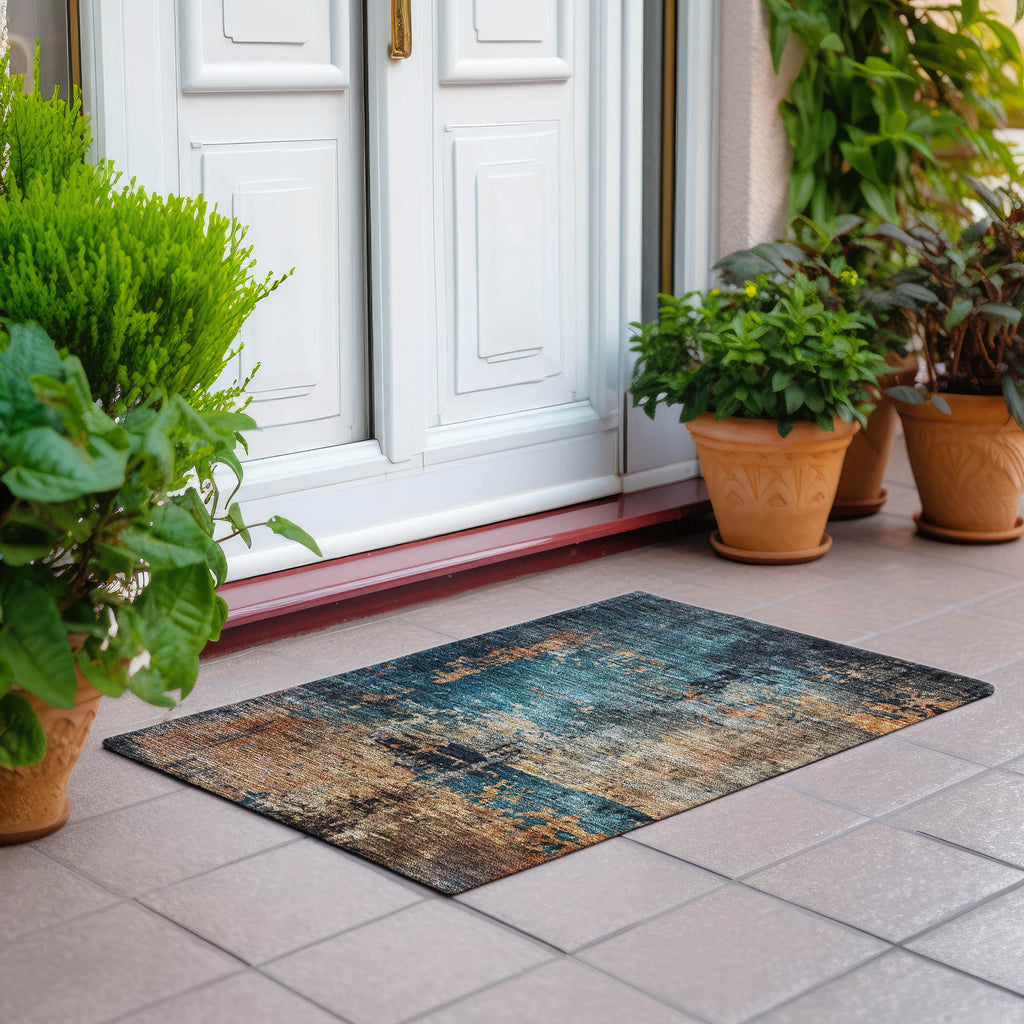 addison chantille acn1206 teal rug