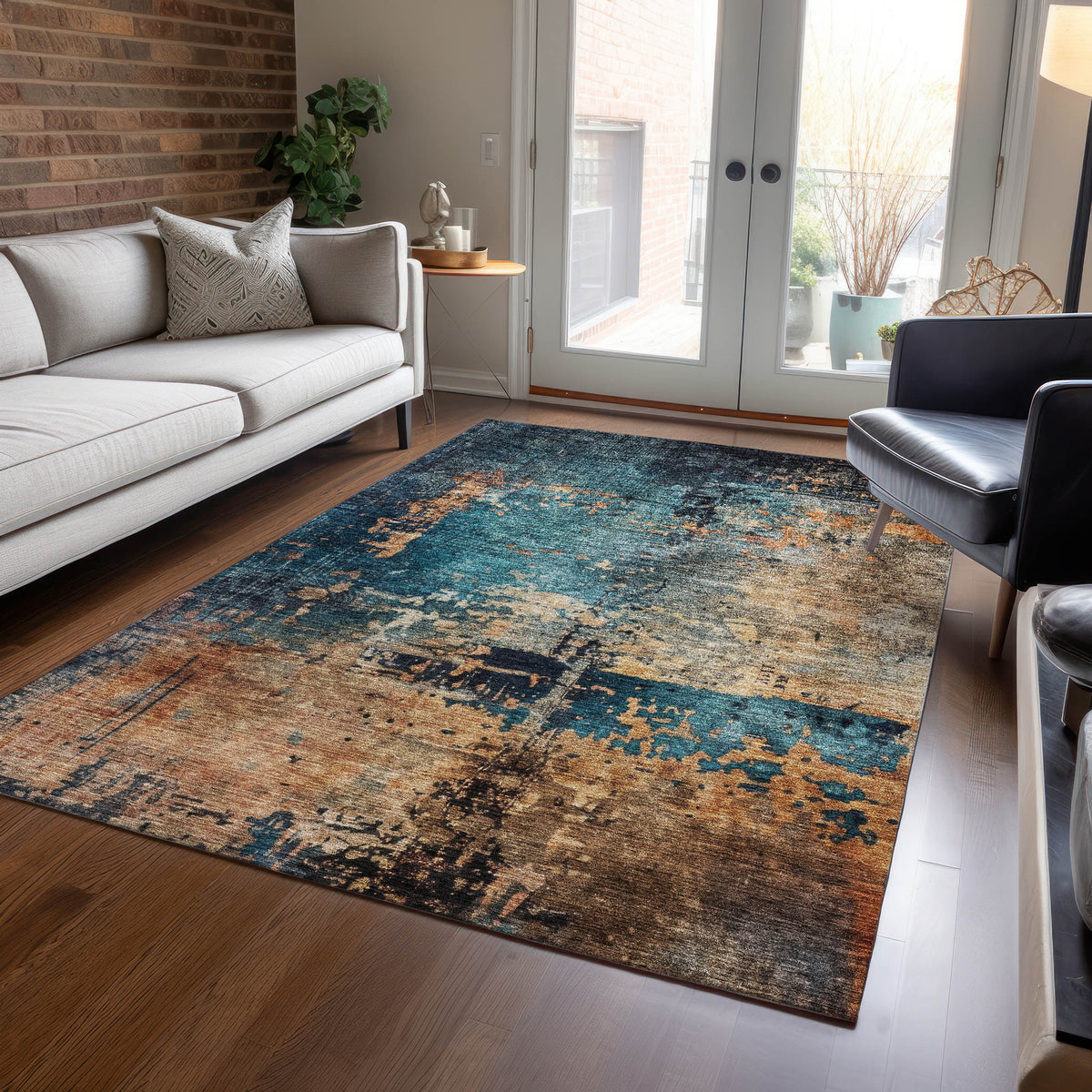 addison chantille acn1206 teal rug