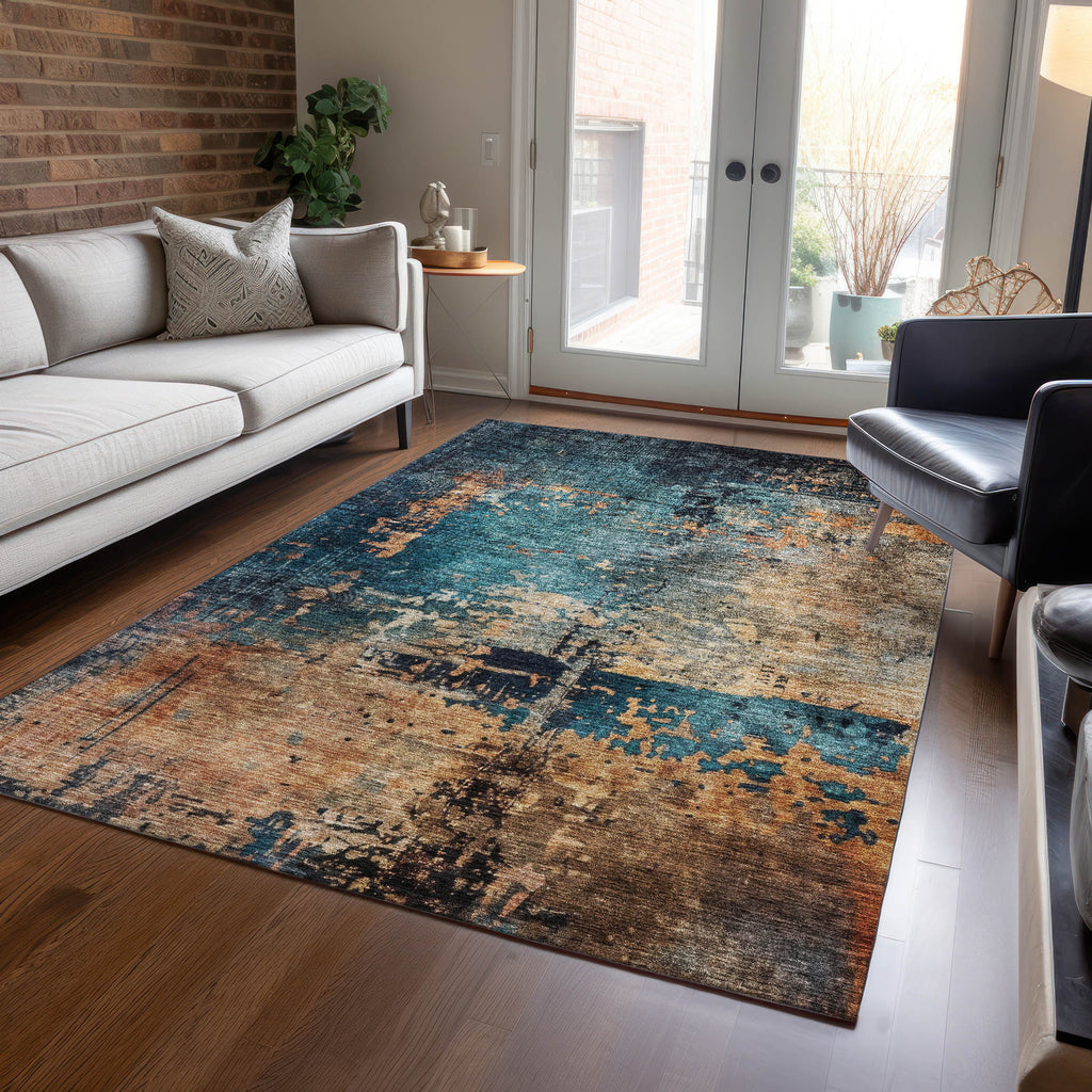 addison chantille acn1206 teal rug