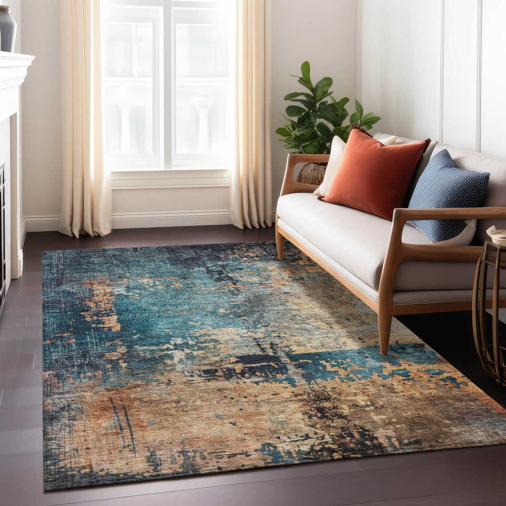 addison chantille acn1206 teal rug