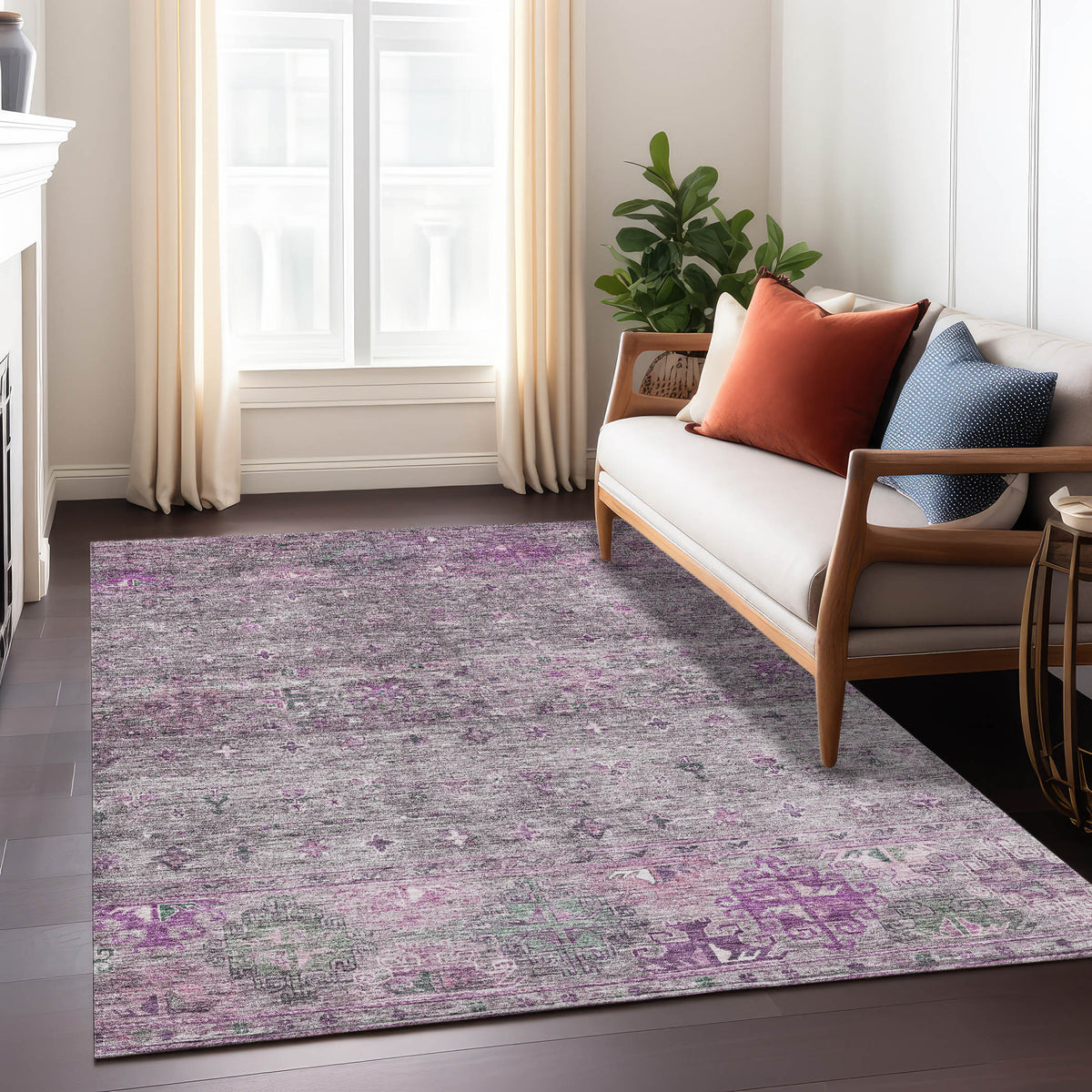 addison chantille acn1220 purple rug