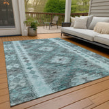 addison chantille acn1226 teal rug