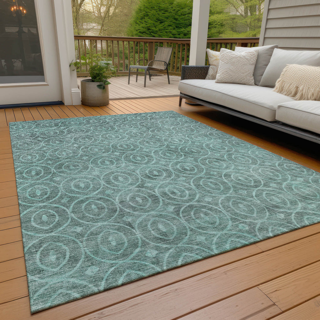 addison chantille acn1227 teal rug