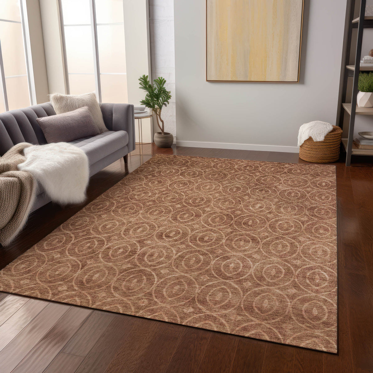 addison chantille acn1227 terracotta rug