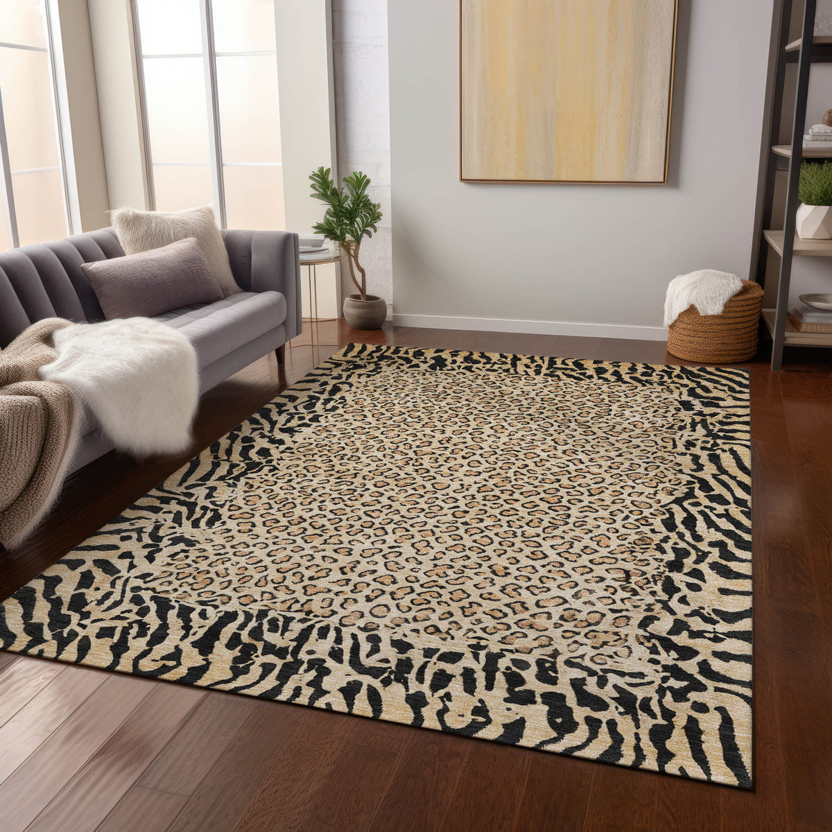 addison chantille acn1230 gold rug