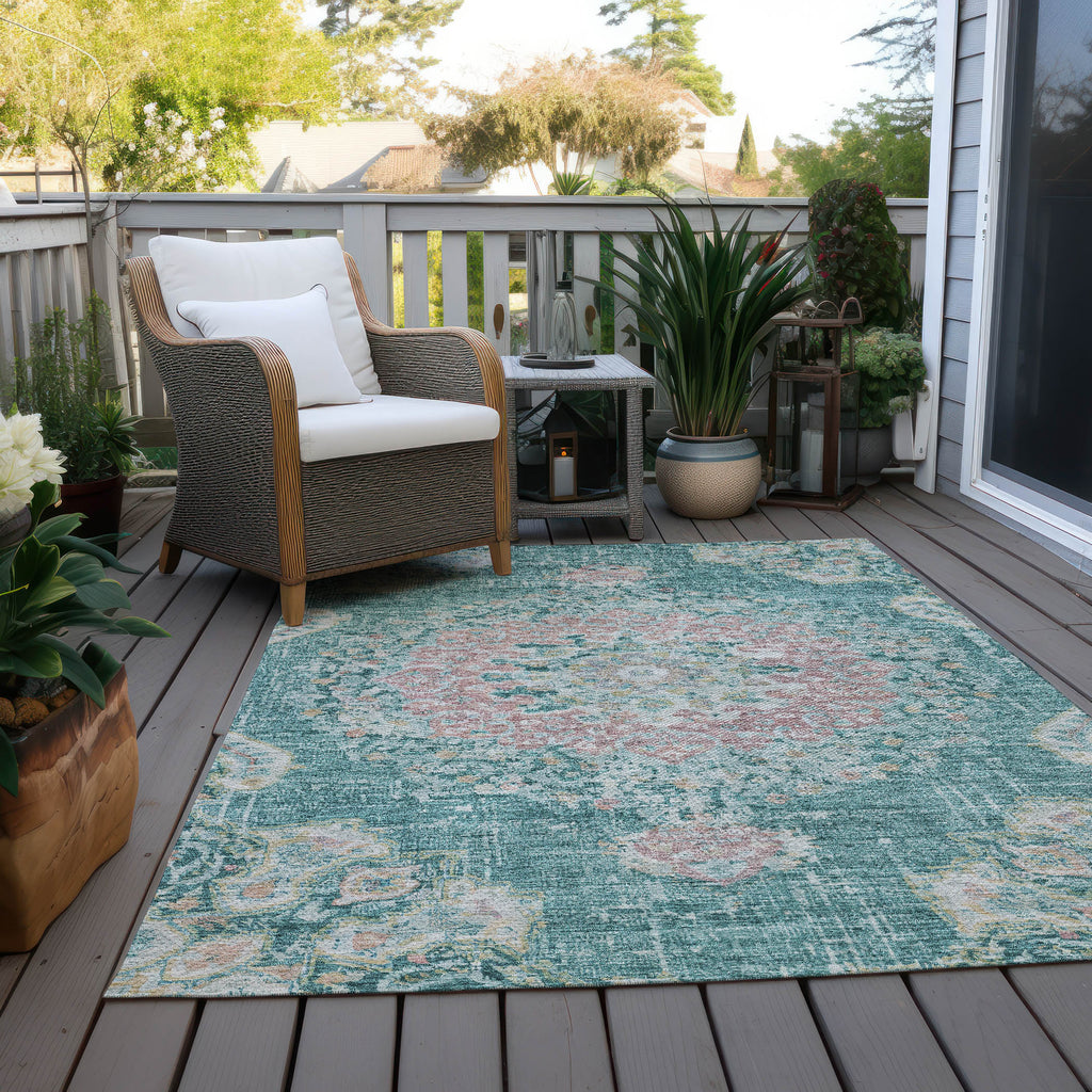 addison chantille acn1236 teal rug