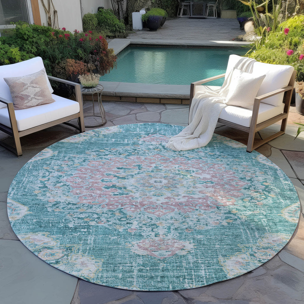 addison chantille acn1236 teal rug