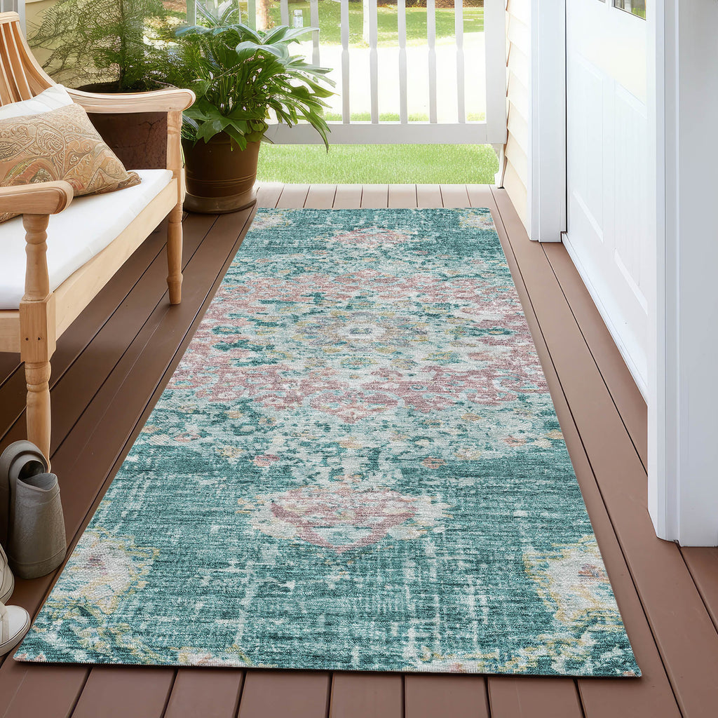 addison chantille acn1236 teal rug