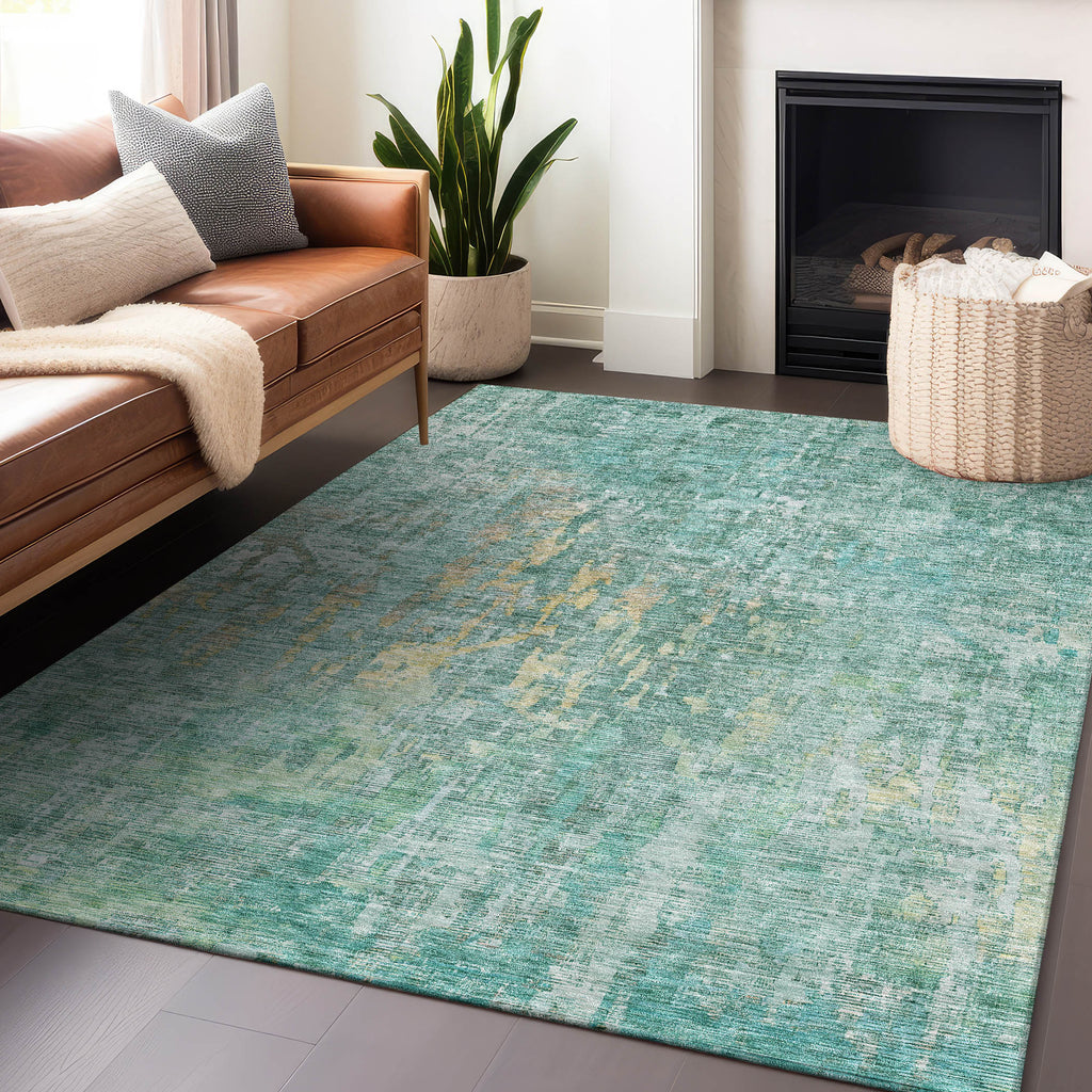 addison chantille acn1237 teal rug