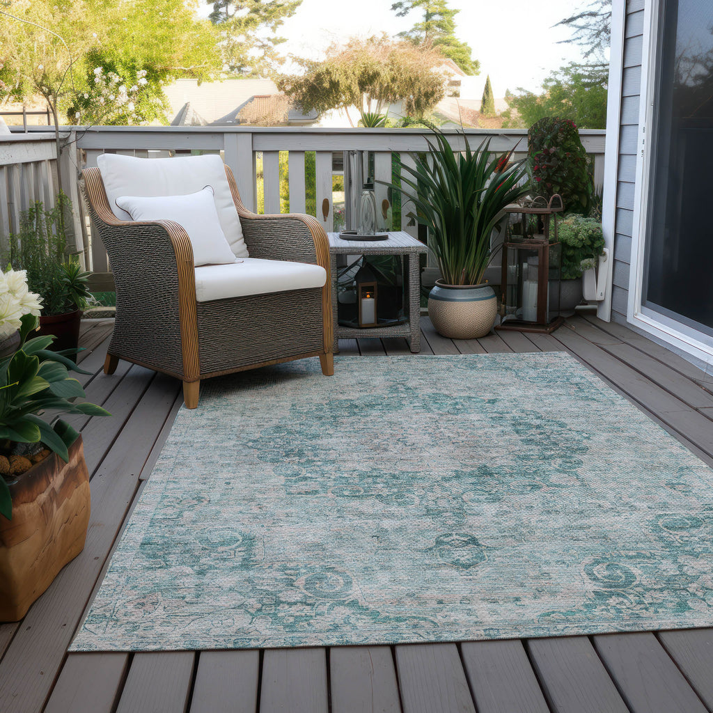 addison chantille acn1238 teal rug