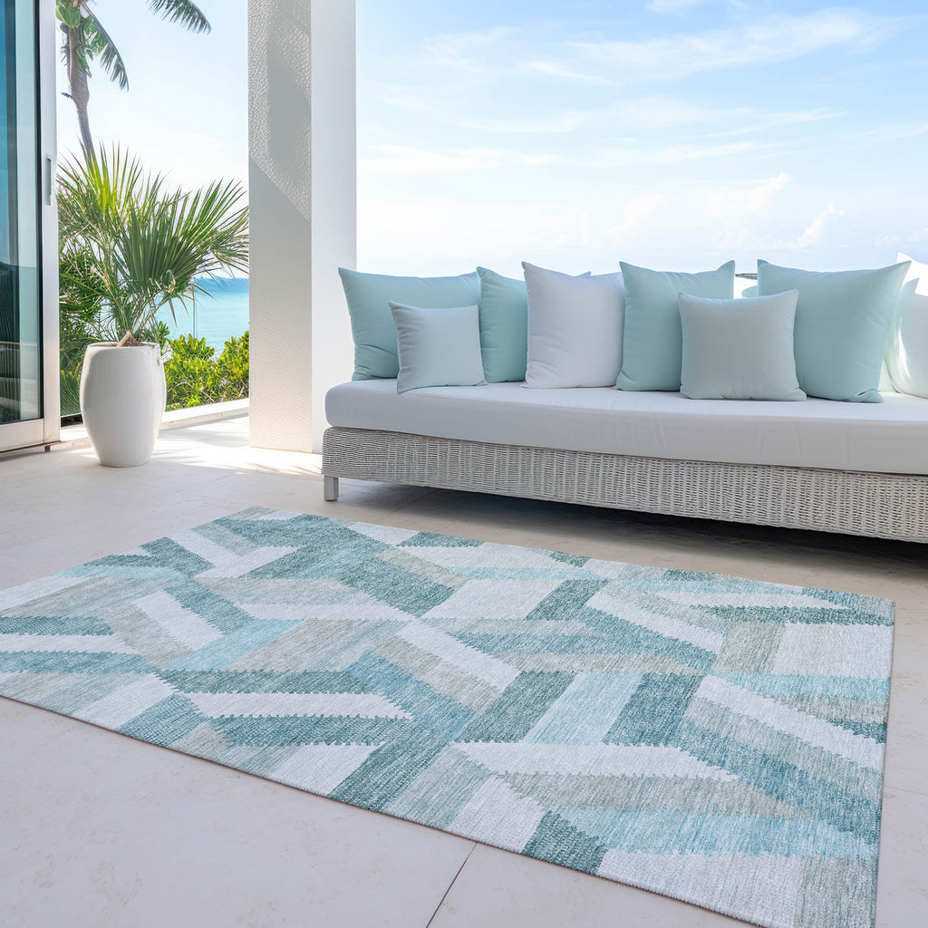 addison chantille acn1241 teal rug