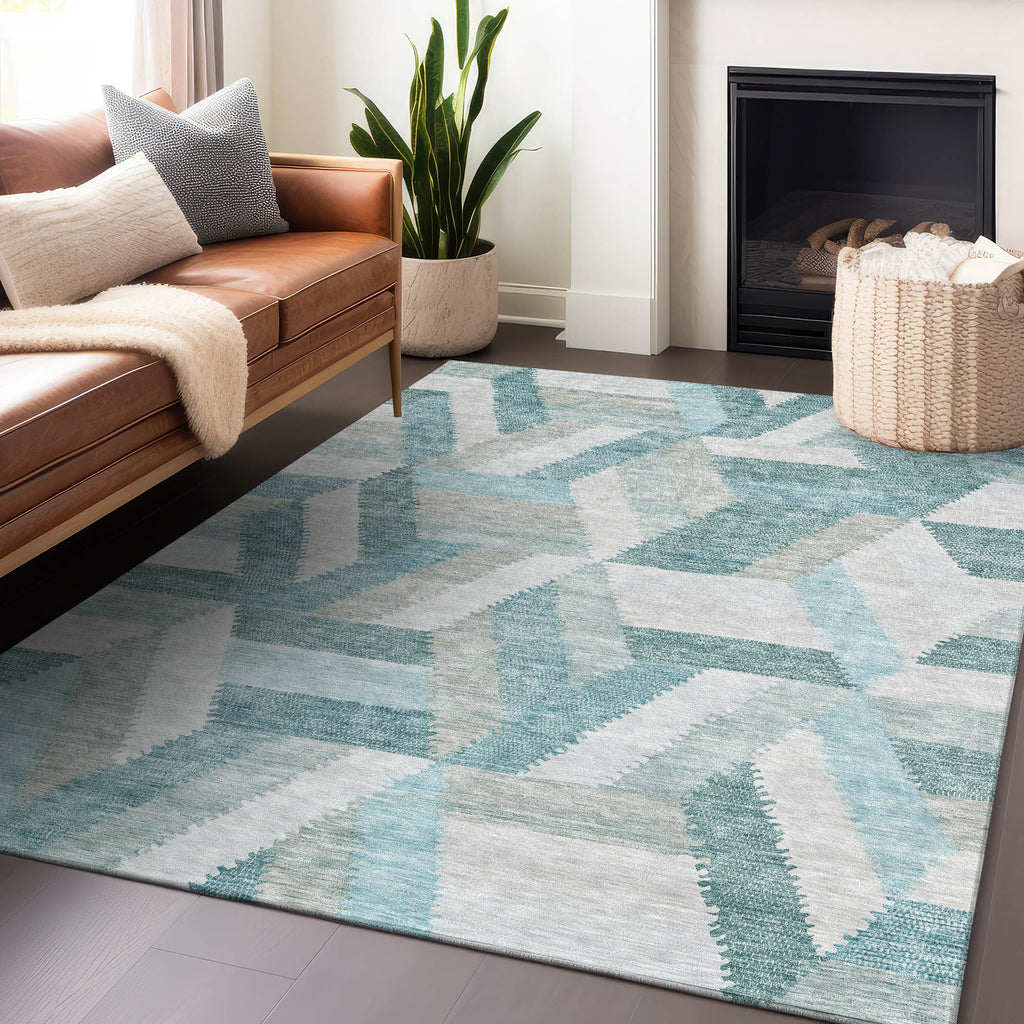 addison chantille acn1241 teal rug