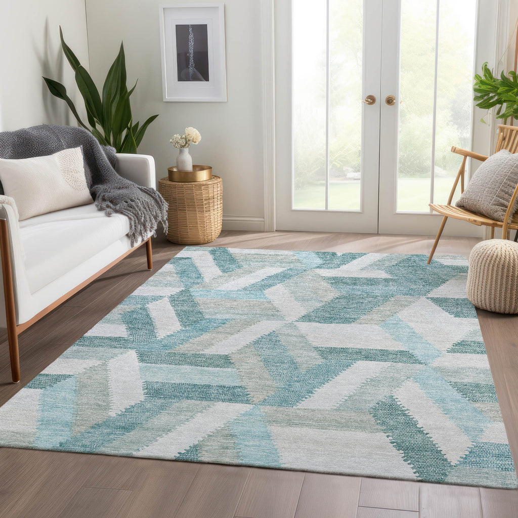 addison chantille acn1241 teal rug