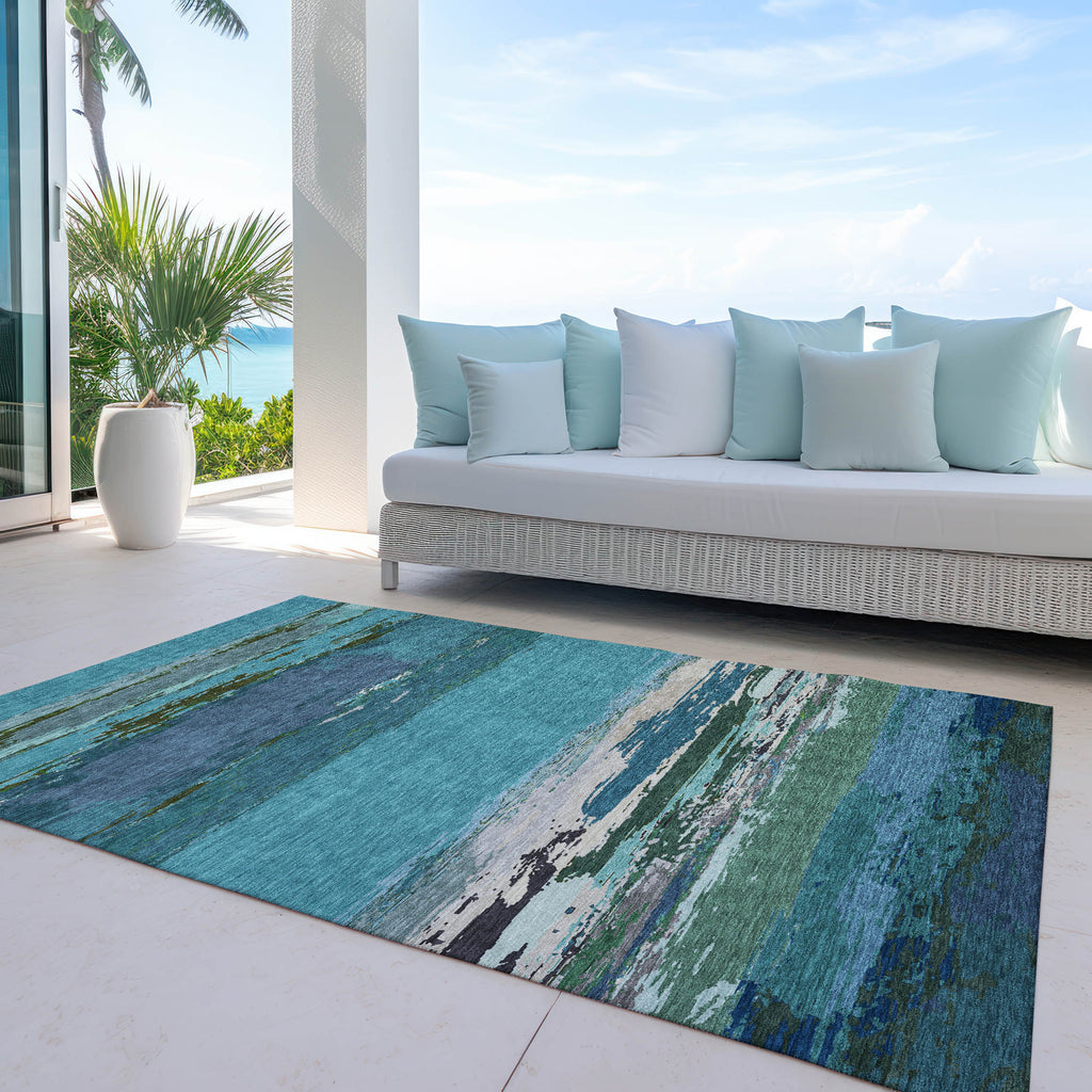addison chantille acn1285 teal rug