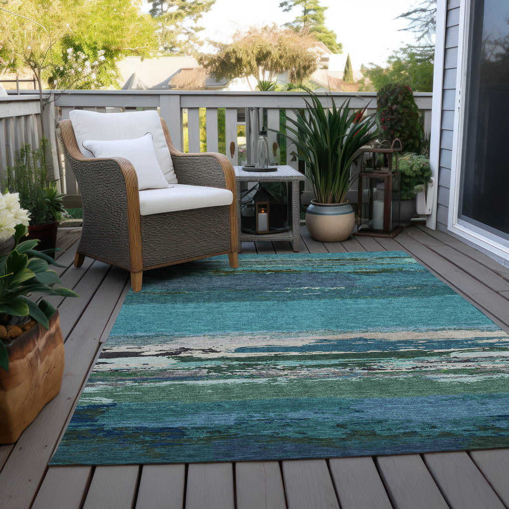 addison chantille acn1285 teal rug