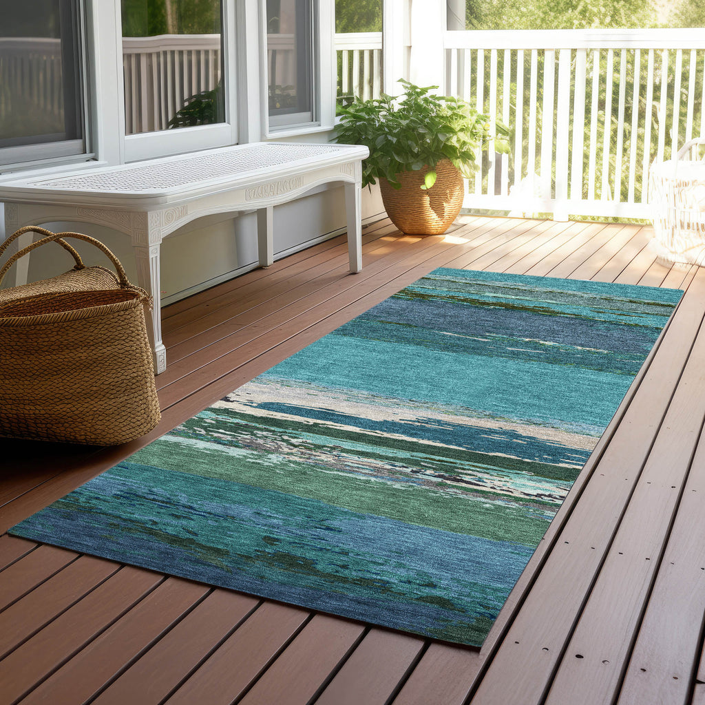 addison chantille acn1285 teal rug