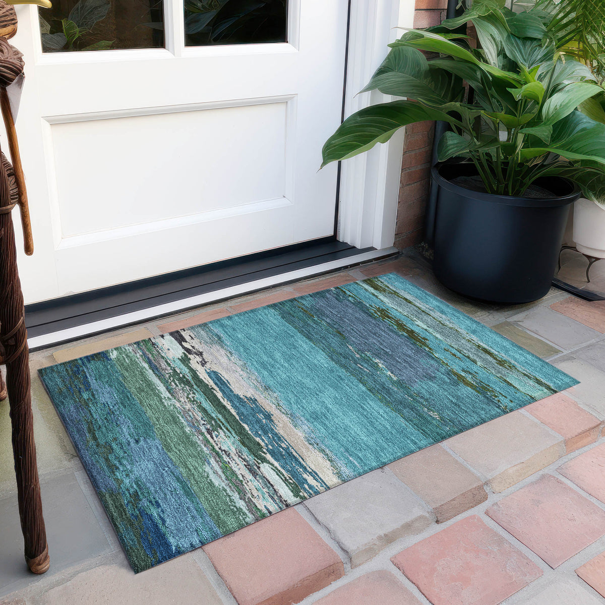 addison chantille acn1285 teal rug