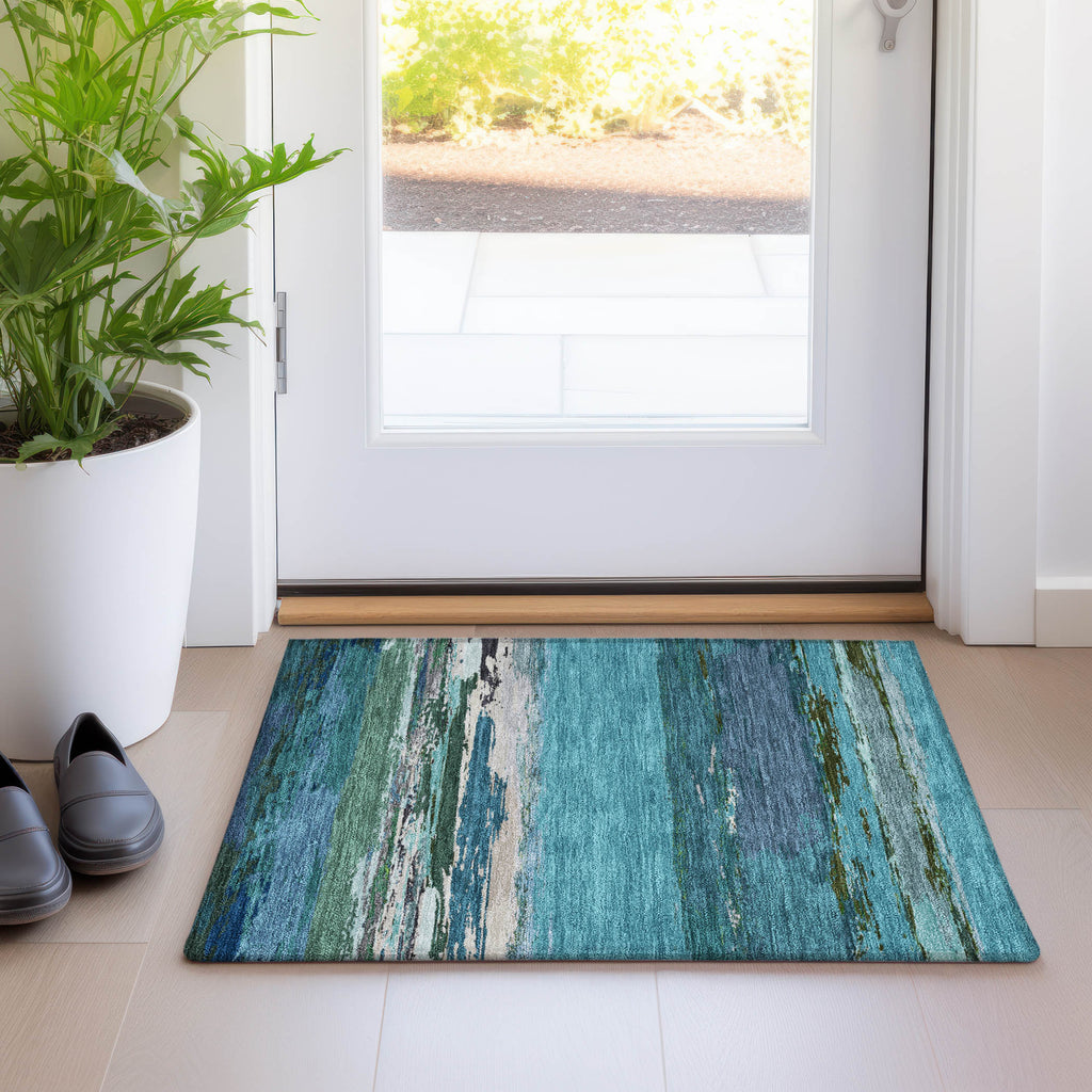 addison chantille acn1285 teal rug