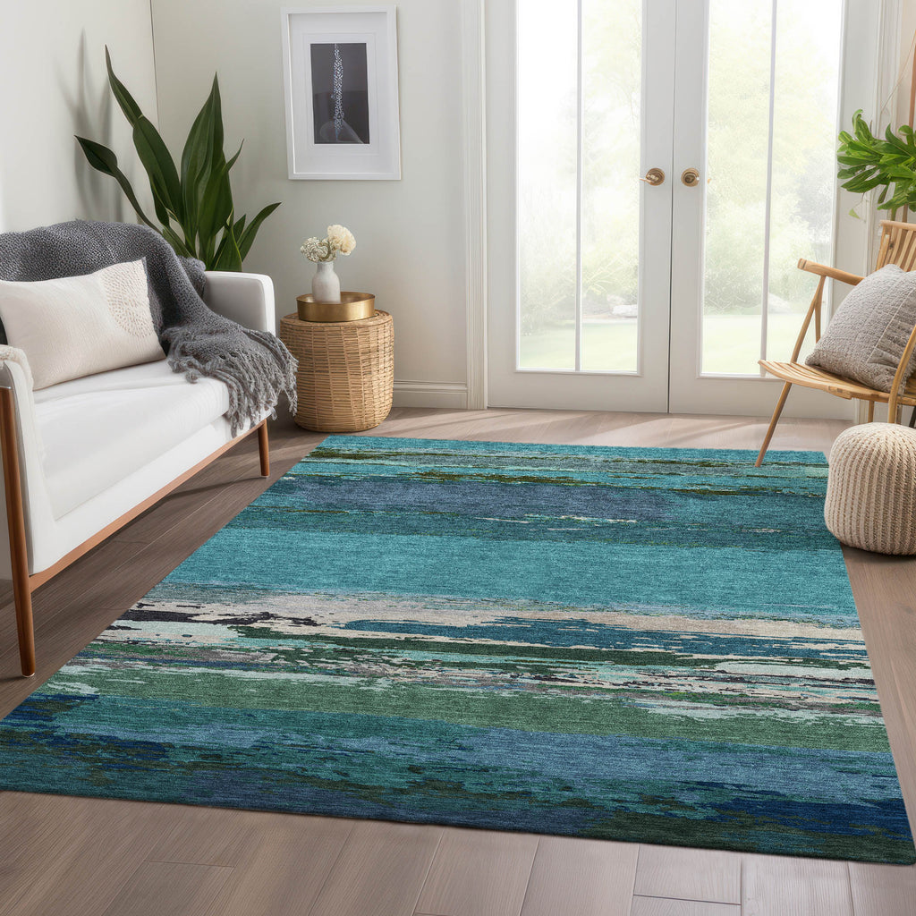 addison chantille acn1285 teal rug