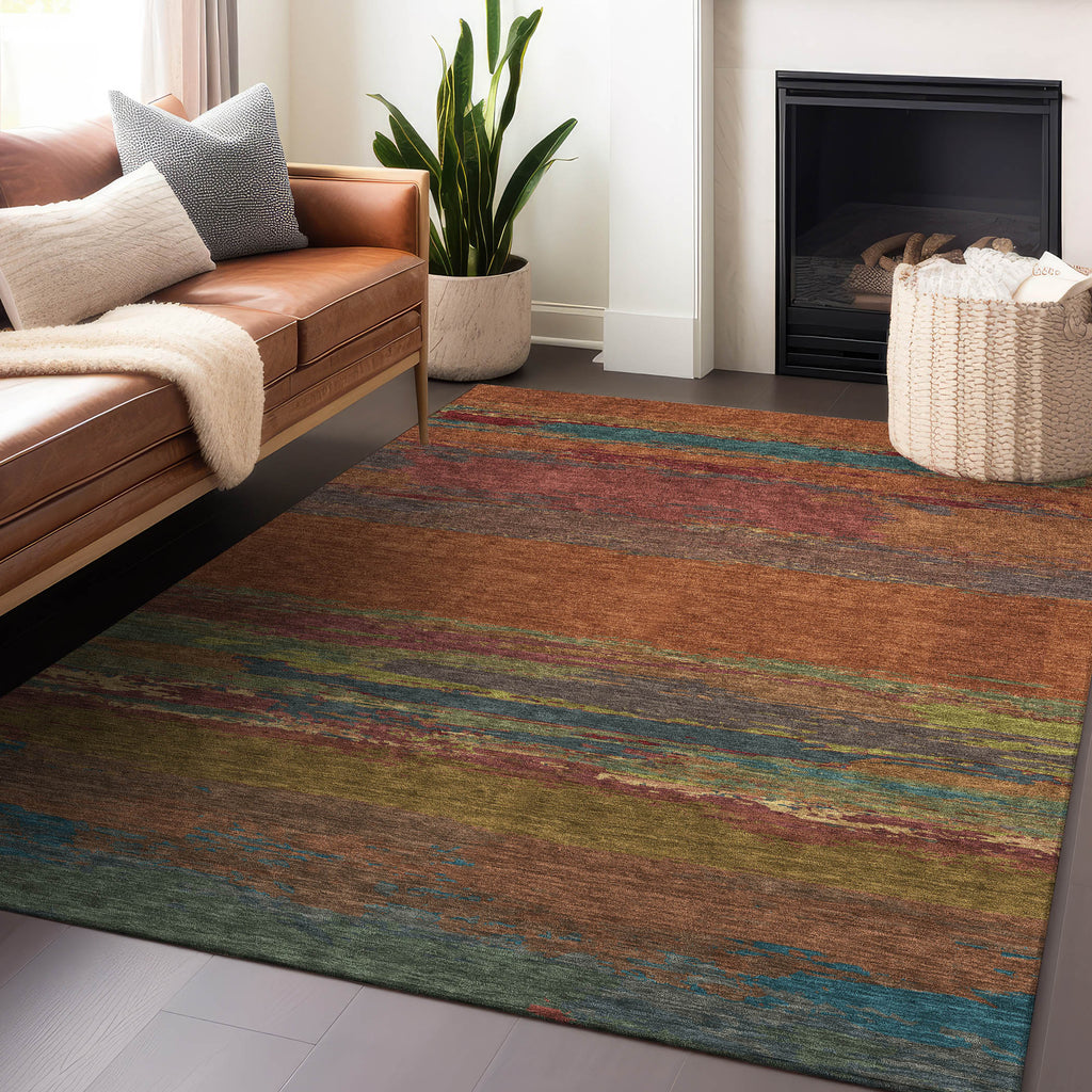 addison chantille acn1286 terracotta rug