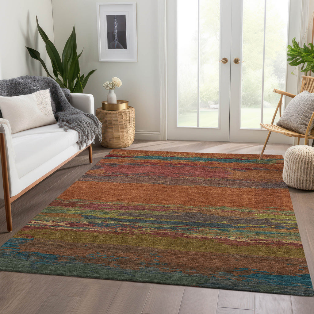 addison chantille acn1286 terracotta rug
