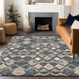 addison chantille acn1309 graphite rug