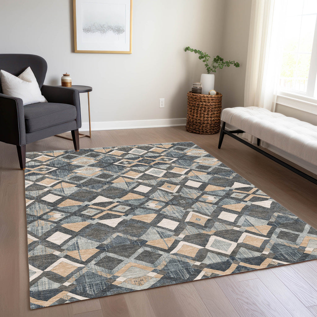 addison chantille acn1309 graphite rug